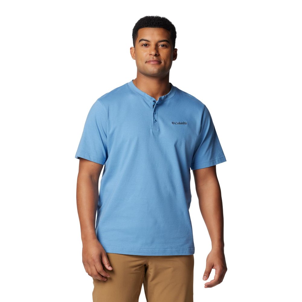Columbia Men's Landroamer Short Sleeve Henley II, Skyler, Medium