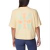 Columbia Women's North Cascades Graphic Short Sleeve Tee, Sunkissed/Wavy Rays, Small view 2