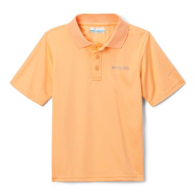 Columbia Youth Boys Slack Tide Polo, Bright Nectar, X-Large