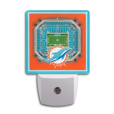 YouTheFan NFL Miami Dolphins StadiumView Nite Light