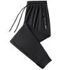 2023 New Unisex Ultra High Stretch Quick Dry Pants, Thin Ice Silk Breathable Sports Pants (as1, Alpha, 5X_l, Regular, Regular, Black (Jogging Pants)) view 1