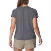 Columbia Women's Bogata Bay Short Sleeve Tee, Black, X-Large view 2