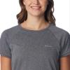 Columbia Women's Bogata Bay Short Sleeve Tee, Black, X-Large view 4