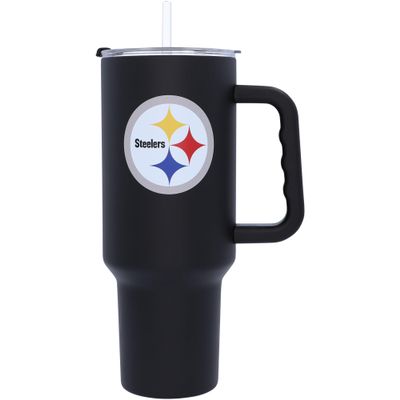 logobrands Pittsburgh Steelers 40oz. Travel Tumbler with Handle