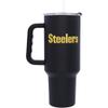 logobrands Pittsburgh Steelers 40oz. Travel Tumbler with Handle view 2