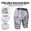 Exxact Sports Gladiator 5-Pad Adult Football Girdle for Men with Cup Pocket, Padded Compression Shorts with Integrated Hip, Thigh, Tailbone Pads, Men's Girdle Football (Camo, AS) view 4