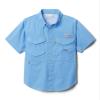 Columbia Youth Boys Bonehead Short Sleeve Shirt, White Cap, X-Large view 1