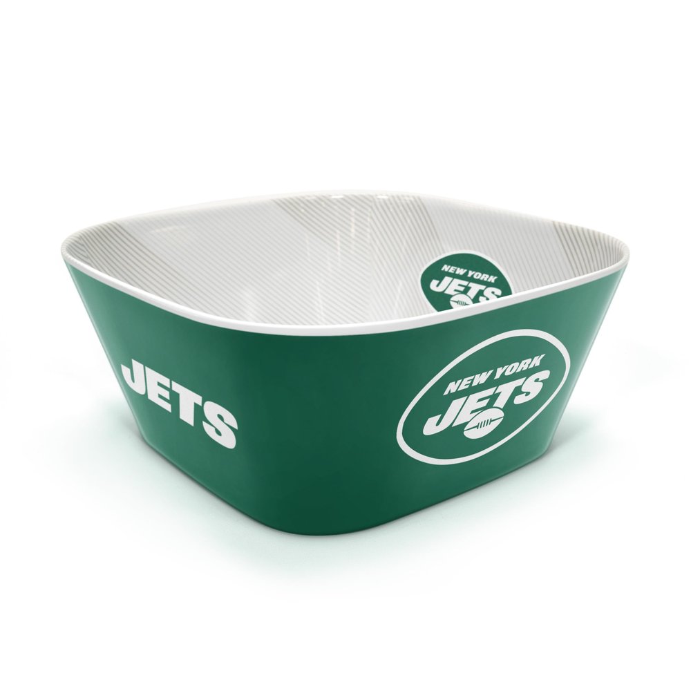 YouTheFan NFL New York Jets Large Party Bowl