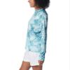 Columbia Women's Super Tidal Tee Long Sleeve, Gulf Stream Digishores, X-Small view 4