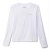 Columbia Youth Girls Tidal Tee PFG Palm Rise, White/PFG G Palm Rise, X-Large view 1