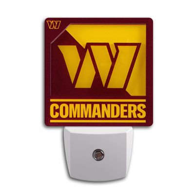 YouTheFan NFL Washington Commanders Logo Series Nite Light