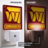 YouTheFan NFL Washington Commanders Logo Series Nite Light view 4