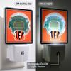 YouTheFan NFL Cincinnati Bengals StadiumView Nite Light view 4