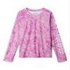 Columbia Youth Girls Super Tidal Long Sleeve, Bright Lavender Tropictones, Large view 1