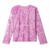 Columbia Youth Girls Super Tidal Long Sleeve, Bright Lavender Tropictones, Large view 2
