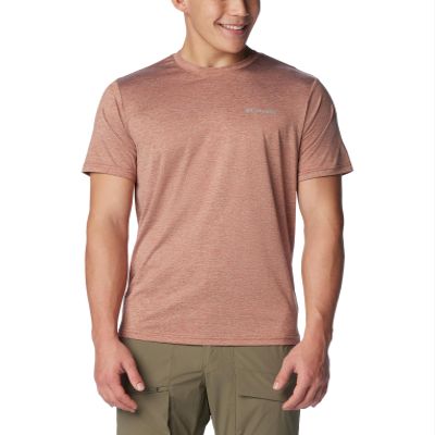 Columbia Men's Hike Crew, Auburn Heather, 2X Tall