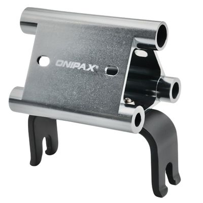 ONIPAX Bike Fork Mount Truck Bed & Van Rack for 9x100mm, 12x100mm, 15x110mm Thru-Axle Heavy Duty Aluminum Bicycle Carrier with Roof Rack Adapter
