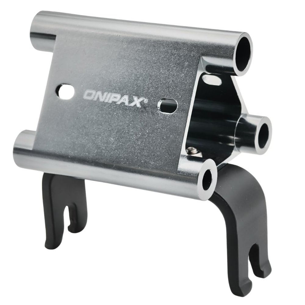 ONIPAX Bike Fork Mount Truck Bed & Van Rack for 9x100mm, 12x100mm, 15x110mm Thru-Axle Heavy Duty Aluminum Bicycle Carrier with Roof Rack Adapter