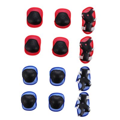 WHAMVOX 2sets Protective Gear for Boy Girl Knee Pads Elbow Pads and Hand Protectors Stylish Sports Protection for Skateboarding Roller Skating and Biking Comfortable and Safe Outdoor Gear
