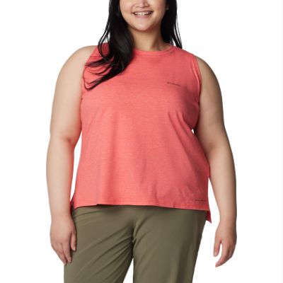 Columbia Women's Sun Trek Tank, Juicy Heather, Medium