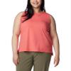 Columbia Women's Sun Trek Tank, Juicy Heather, Medium view 1