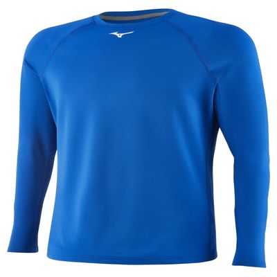 Mizuno Thermo Compression LS YTH | Youth - Boys Base Layer Long Sleeve TOP | Royal | US Extra Large (XL)