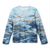 Columbia Youth Unisex Super Terminal Tackle Long Sleeve, Carbon Deepsea Fade, X-Large view 1