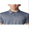 Columbia Men's Hike Polo, Collegiate Navy Heather, Medium view 3