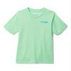 Columbia Youth Boys PFG Short Sleeve Graphic Tee, Ocean Mint/Chompy Chomp Graphic, Large view 1