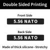 12 Pack Miaozhun 5.56 NATO Magazine Marking Bands 5.56 Magazine Caliber Identification(Black-White) view 2