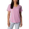 Columbia Women's Slack Water Knit Tee II, Minuet, Medium view 1