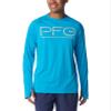 Columbia Men's Terminal Tackle Vent Long Sleeve, Ocean Blue/Ocean Blue, X-Large view 1