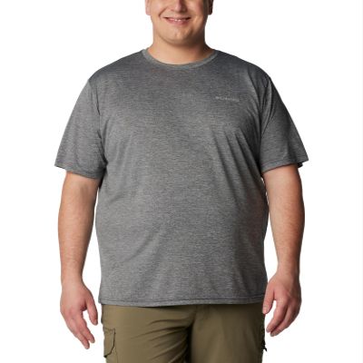 Columbia Men's Hike Crew, Black Heather, 1X