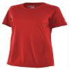 Mizuno Youth Softball Crew Neck Jersey | Youth - Girls Fast Pitch TOP | RED | US Medium (M) view 1