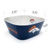 YouTheFan NFL Denver Broncos Large Party Bowl view 4