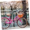 Anneome Sturdy Rattan Woven Basket for Pets Detachable Handlebar Basket for Dogs and Cats Ideal Commuting Lightweight and Stylish Design view 2