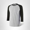 Mizuno Youth Mizuno 3/4 Practice Tee | Youth - Boys Baseball TOP | Grey-Black | US Medium (M) view 3