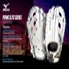 Mizuno Prime Elite Pitcher/Outfield Fastpitch Softball Glove 12.5" | Fastpitch FIELDERS MITT | RH White-Grey view 4