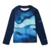 Columbia Toddler Unisex Sandy Shores Printed Long Sleeve Sunguard, Coll Navy Undercurrent/Coll Navy, 3T view 3