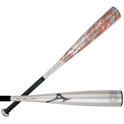 Mizuno HOT Metal - Big Barrel Youth USSSA Baseball Bat | -10/-8/-5 Drop