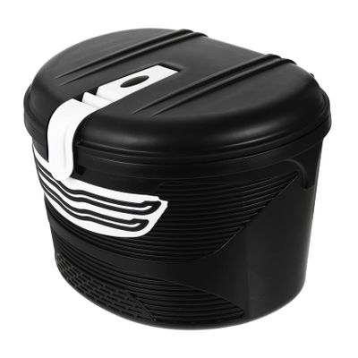 BIUDECO Electric Bike Basket Collapsible Storage Basket Lock for E-Bike Front Frame Helmet Holder for Cycling Accessories