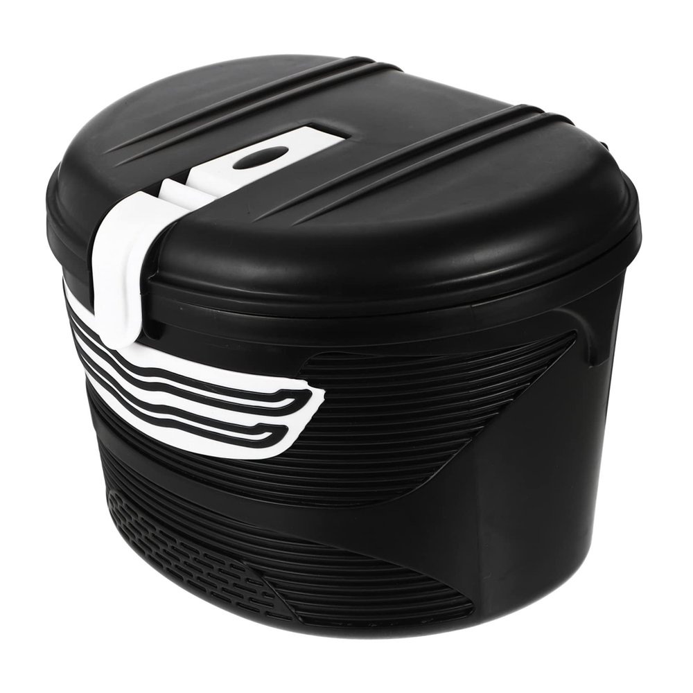 BIUDECO Electric Bike Basket Collapsible Storage Basket Lock for E-Bike Front Frame Helmet Holder for Cycling Accessories