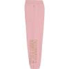 Nautica Girls' Logo Sweatpants, Fleece Joggers with Ribbed Cuffs & Functional Side Pockets, Pink Glitter Art, 3T view 2