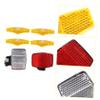 BCOATH Bicycle Reflector Set 6 Pieces Front and Rear Reflectors for Bike Safety Wheel Tire Lights view 4