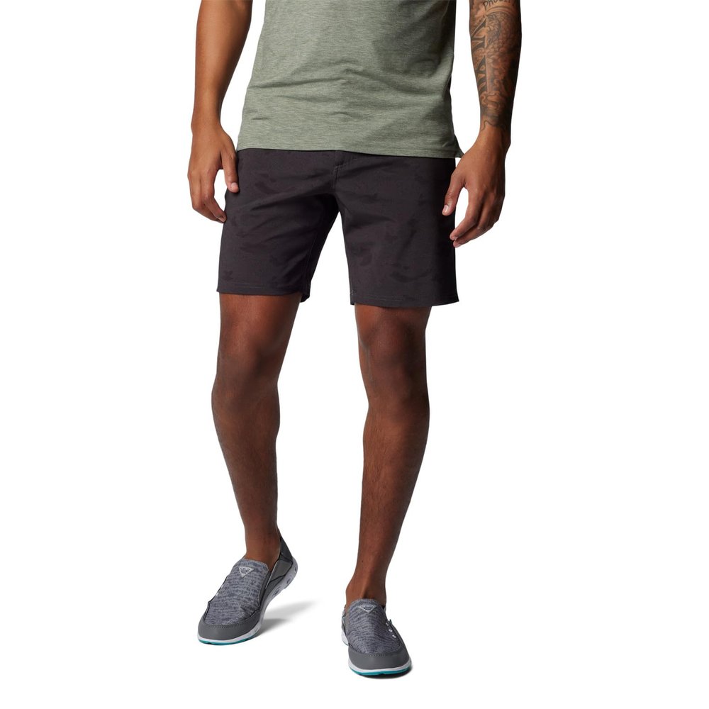 Columbia Men's PFG Uncharted Short, Shark Uncharted Waters, XX-Large
