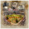 Texas Rangers Baseball Poster Art MLB Print 16x20 Inches on Pro Grade Paper Watercolor Style view 1