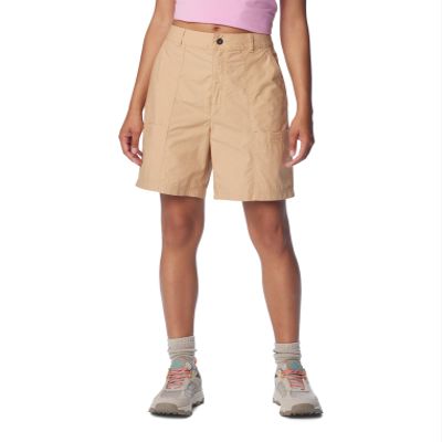 Columbia Women's Holly Hideaway Washed Out Bermuda Short, Canoe, 14