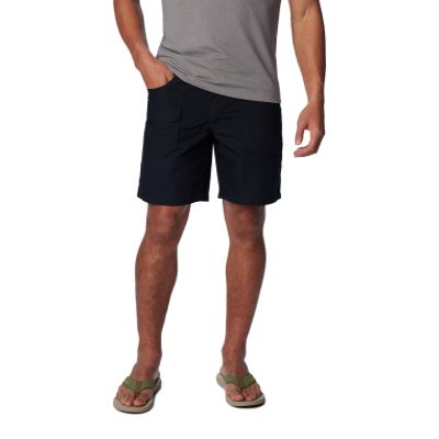 Columbia Men's Washed Out Cargo Short, Black, 38