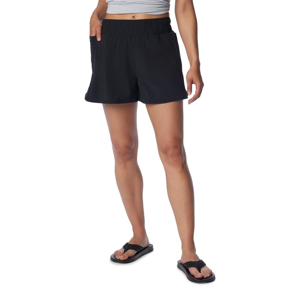 Columbia Women's Tidal Light Lined Short, Black/Cirrus Grey, XX-Large