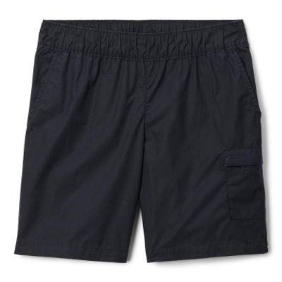 Columbia Youth Boys Washed Out Cargo Short, Black, XX-Small